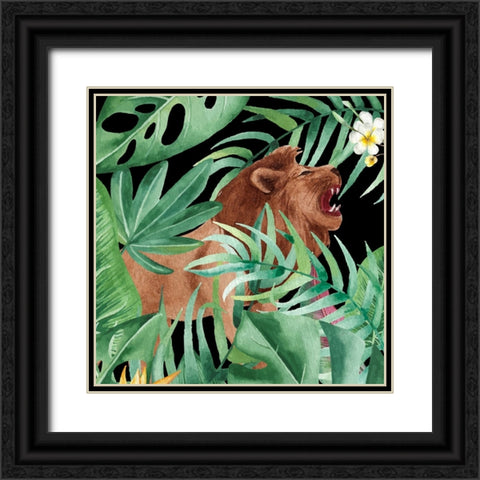 Cat Life 2 Black Ornate Wood Framed Art Print with Double Matting by Allen, Kimberly