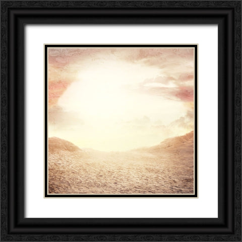 Desert Sunset Black Ornate Wood Framed Art Print with Double Matting by Allen, Kimberly