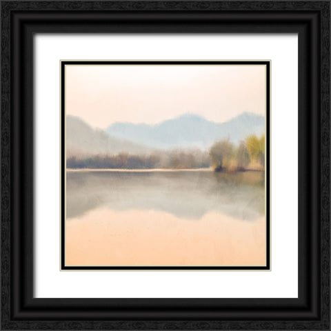 Pastel Summer Black Ornate Wood Framed Art Print with Double Matting by Allen, Kimberly