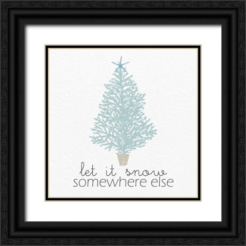 Somewhere Else Black Ornate Wood Framed Art Print with Double Matting by Allen, Kimberly