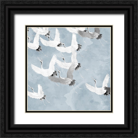 Flight Black Ornate Wood Framed Art Print with Double Matting by Allen, Kimberly