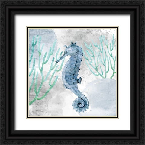 Sea 1 Black Ornate Wood Framed Art Print with Double Matting by Allen, Kimberly