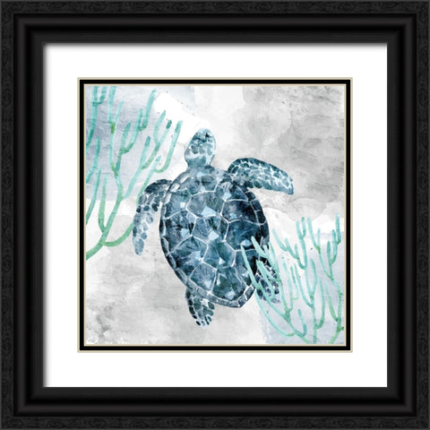 Sea 2 Black Ornate Wood Framed Art Print with Double Matting by Allen, Kimberly