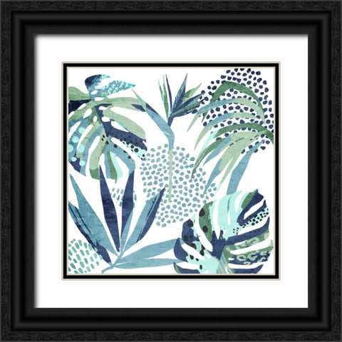 Spotted Palms 2 Black Ornate Wood Framed Art Print with Double Matting by Allen, Kimberly
