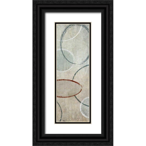 Mod I Black Ornate Wood Framed Art Print with Double Matting by Emery, Kristin