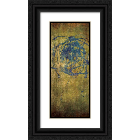 Color Splash I Black Ornate Wood Framed Art Print with Double Matting by Emery, Kristin