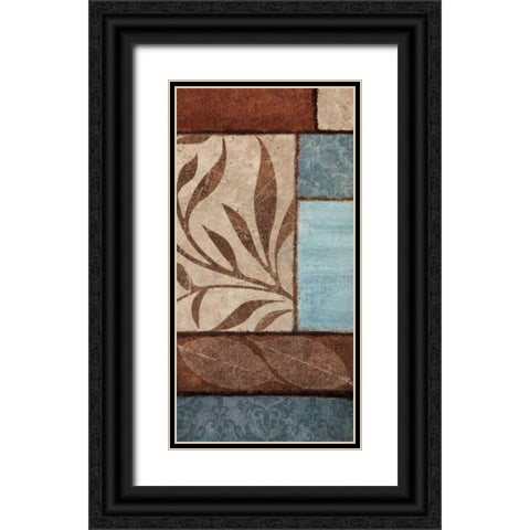 Simple Flow 2 Black Ornate Wood Framed Art Print with Double Matting by Emery, Kristin