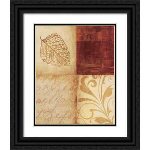 Brown DÃ©cor By 4 Black Ornate Wood Framed Art Print with Double Matting by Emery, Kristin