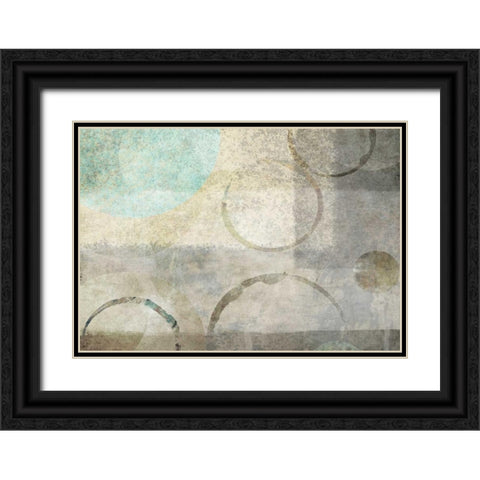 Paradise Moon II Black Ornate Wood Framed Art Print with Double Matting by Emery, Kristin
