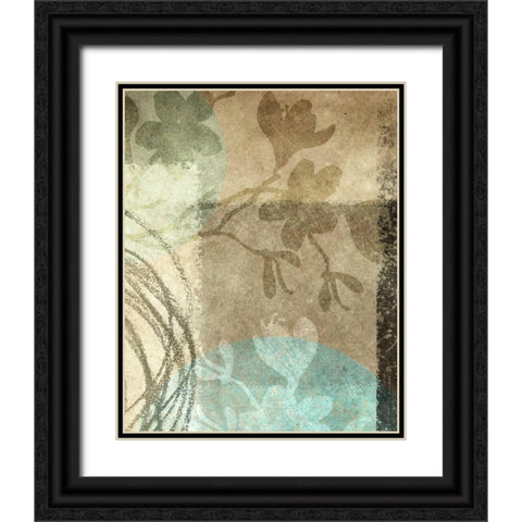 Paradise Moon VII Black Ornate Wood Framed Art Print with Double Matting by Emery, Kristin