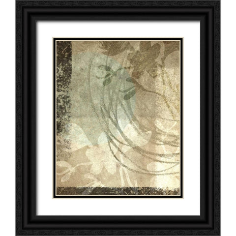 Paradise Moon VIII Black Ornate Wood Framed Art Print with Double Matting by Emery, Kristin