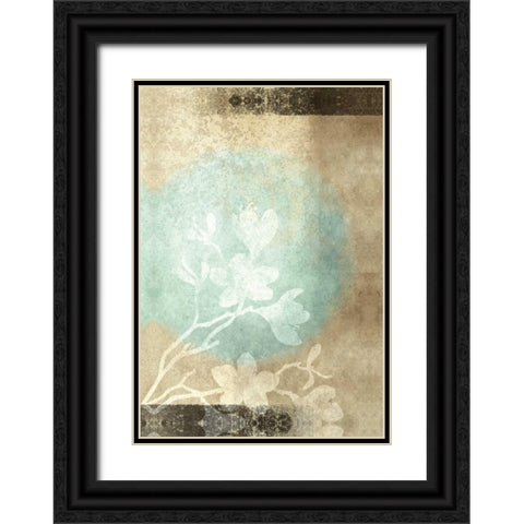 Paradise Moon XV Black Ornate Wood Framed Art Print with Double Matting by Emery, Kristin