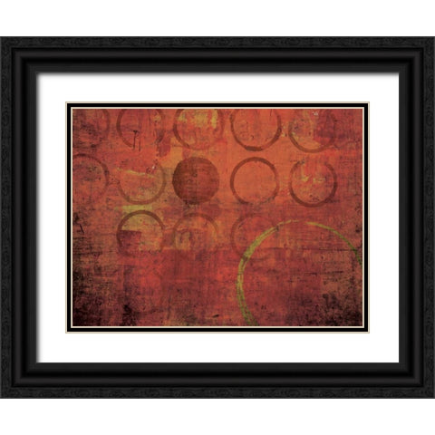 Tiny Bubbles 1 Black Ornate Wood Framed Art Print with Double Matting by Emery, Kristin