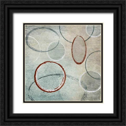 Mod I Black Ornate Wood Framed Art Print with Double Matting by Emery, Kristin