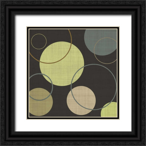 Lime Ricky I Black Ornate Wood Framed Art Print with Double Matting by Emery, Kristin