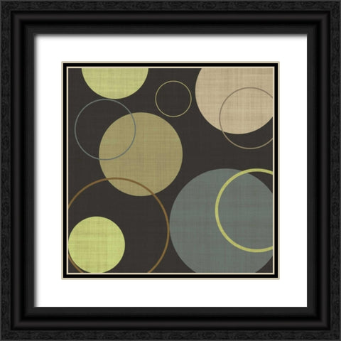 Lime Ricky II Black Ornate Wood Framed Art Print with Double Matting by Emery, Kristin