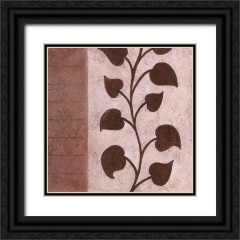 Vine 1 Black Ornate Wood Framed Art Print with Double Matting by Emery, Kristin