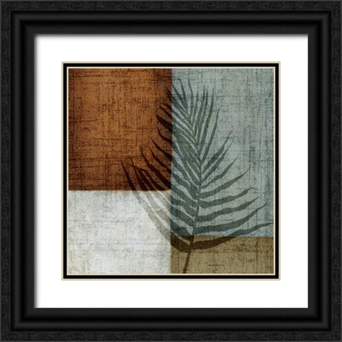 Flower II Black Ornate Wood Framed Art Print with Double Matting by Emery, Kristin