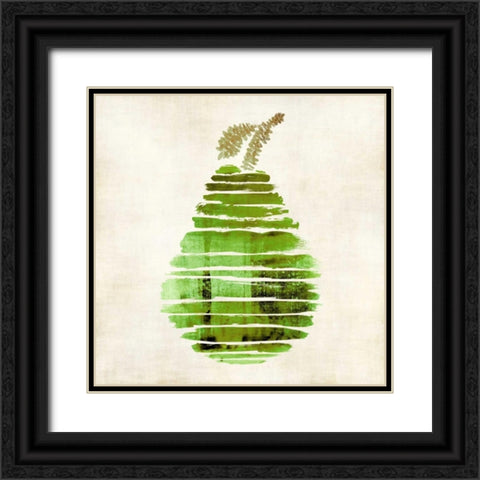 Pear Black Ornate Wood Framed Art Print with Double Matting by Emery, Kristin