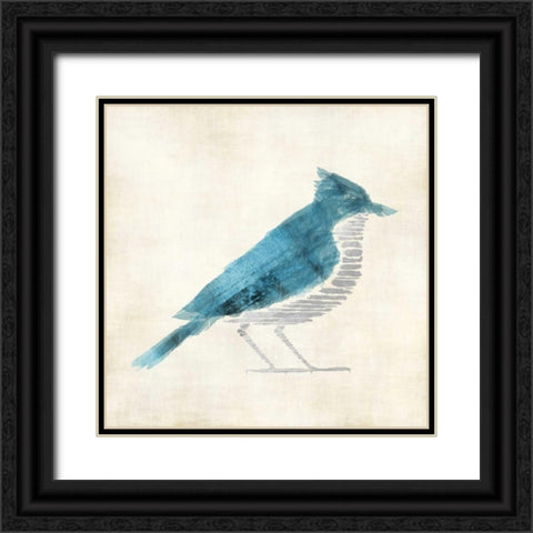 Birds of a Feather Black Ornate Wood Framed Art Print with Double Matting by Emery, Kristin