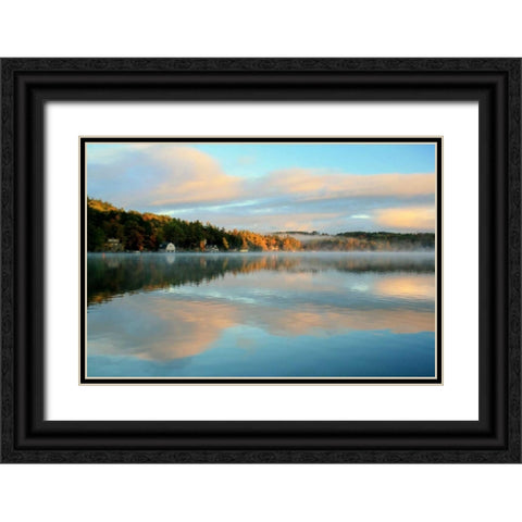 Reflections of Summer-2 Black Ornate Wood Framed Art Print with Double Matting by Grey, Jace