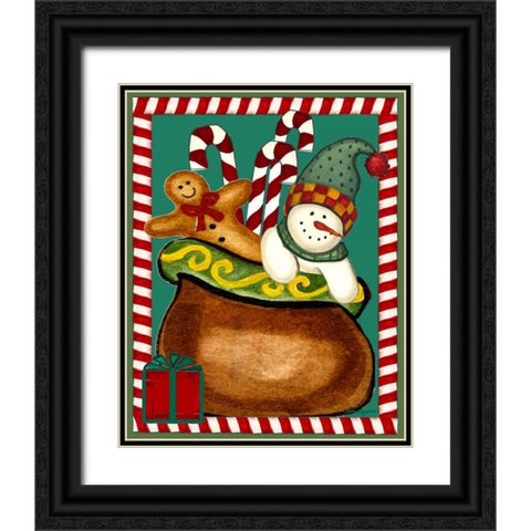 Gifts of Love Black Ornate Wood Framed Art Print with Double Matting by Korsgaden, Laurie