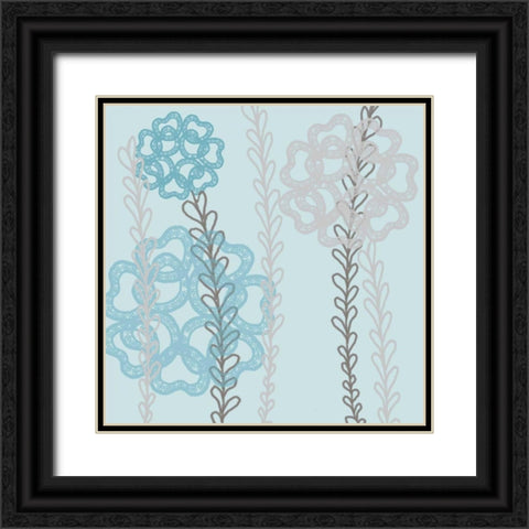 Pastel Pop 1 Black Ornate Wood Framed Art Print with Double Matting by Rossi, Lorraine