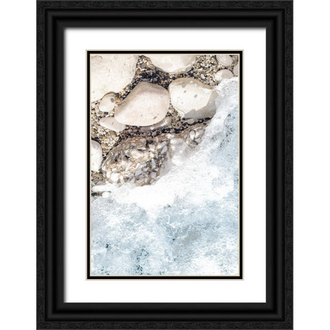 Rocky Shore 1 Black Ornate Wood Framed Art Print with Double Matting by Straatsma, Leah