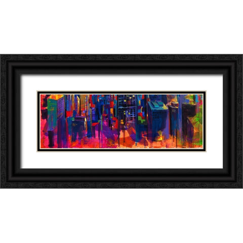 Power Bank 2 Black Ornate Wood Framed Art Print with Double Matting by Holzner, Renate