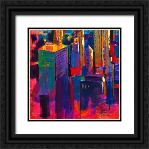 Affective Art 2 Black Ornate Wood Framed Art Print with Double Matting by Holzner, Renate