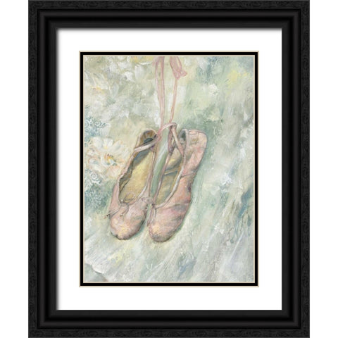 Ready To Dance 82566 Black Ornate Wood Framed Art Print with Double Matting by May