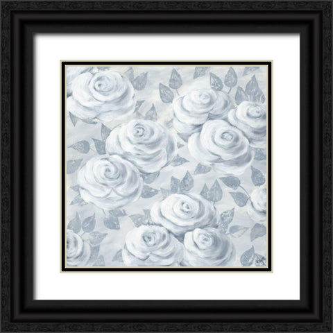 Timeless Elegance 2 Black Ornate Wood Framed Art Print with Double Matting by May