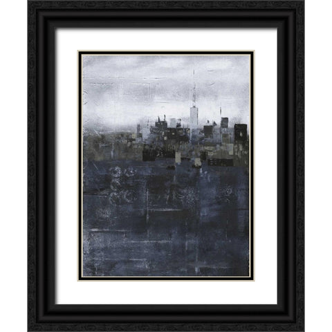 Steal City Black Ornate Wood Framed Art Print with Double Matting by May