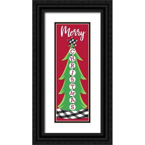 Merry Tree Black Ornate Wood Framed Art Print with Double Matting by Prime, Marcus