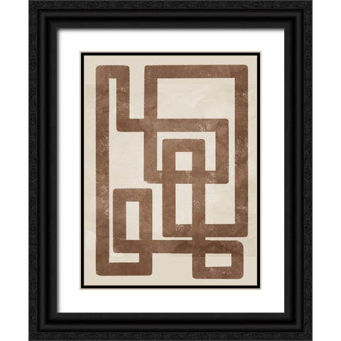 Happy Natural Sequence 2 Black Ornate Wood Framed Art Print with Double Matting by Prime, Marcus