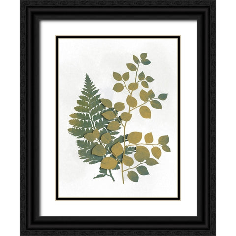 Silhouetted Vegetation 1 Black Ornate Wood Framed Art Print with Double Matting by Prime, Marcus