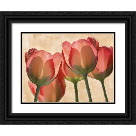 Battles Of Romance Black Ornate Wood Framed Art Print with Double Matting by Prime, Marcus