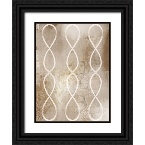 Neverending Structure Black Ornate Wood Framed Art Print with Double Matting by Prime, Marcus