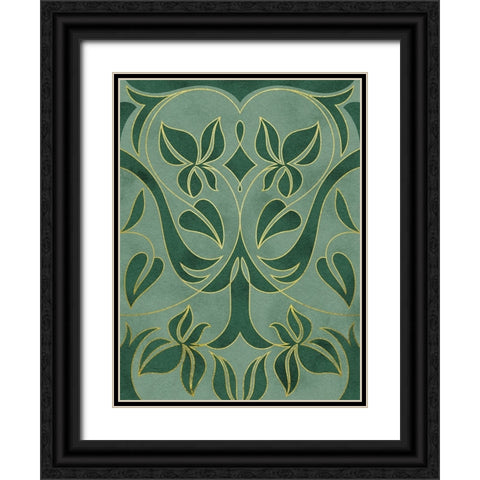 Intertwined Vines 2 Black Ornate Wood Framed Art Print with Double Matting by Prime, Marcus