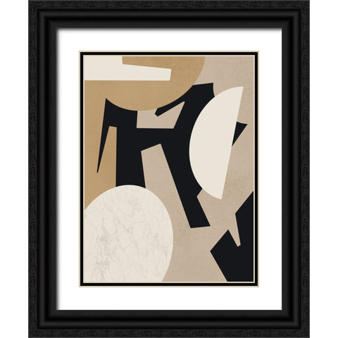 Articulated Impression Black Ornate Wood Framed Art Print with Double Matting by Prime, Marcus