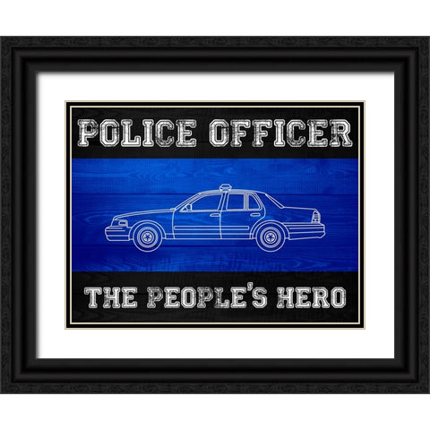 Peoples Hero 2 Black Ornate Wood Framed Art Print with Double Matting by Prime, Marcus