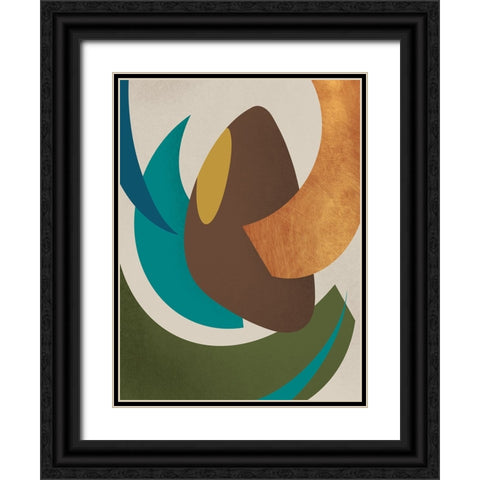 Industrial Modern Surfaces 1 Black Ornate Wood Framed Art Print with Double Matting by Prime, Marcus