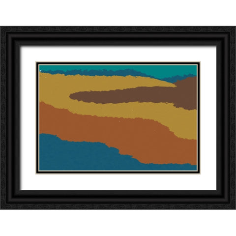Modern Vision Black Ornate Wood Framed Art Print with Double Matting by Prime, Marcus