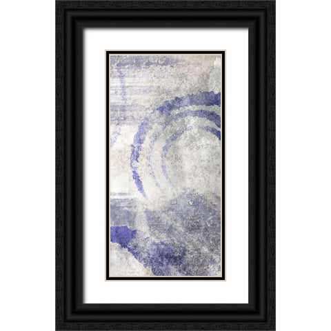 Vanishing Swirls 1 Black Ornate Wood Framed Art Print with Double Matting by Prime, Marcus