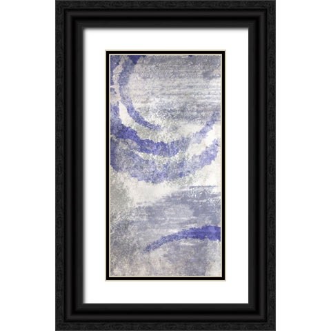 Vanishing Swirls 2 Black Ornate Wood Framed Art Print with Double Matting by Prime, Marcus