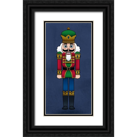 Nutcracker Prince Black Ornate Wood Framed Art Print with Double Matting by Prime, Marcus