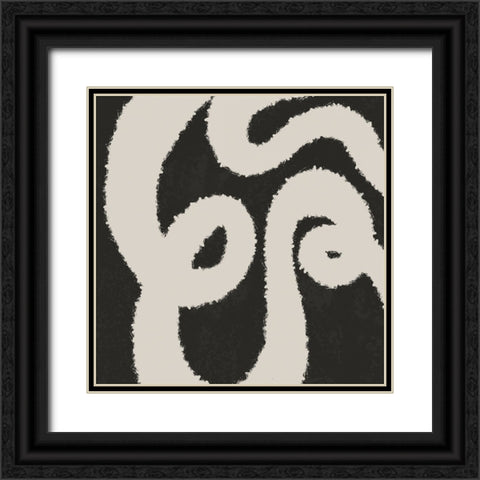 Reclining Shade 1 Black Ornate Wood Framed Art Print with Double Matting by Prime, Marcus