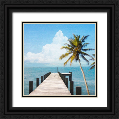 Coastal Destinations Black Ornate Wood Framed Art Print with Double Matting by Prime, Marcus