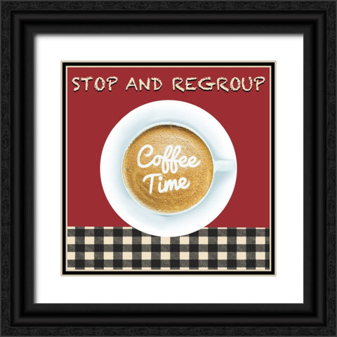 Kitchen Cafe Black Ornate Wood Framed Art Print with Double Matting by Prime, Marcus