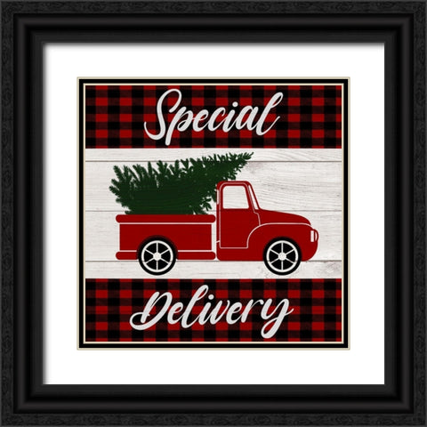 Special Delivery Black Ornate Wood Framed Art Print with Double Matting by Prime, Marcus